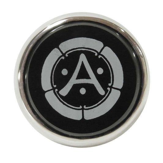 UNDERCOVER アンダーカバー 20AW UCZ4R01-3 アナーキー 家紋 リング シルバー 925 オニキス シルバー系 20号【美品】【中古】