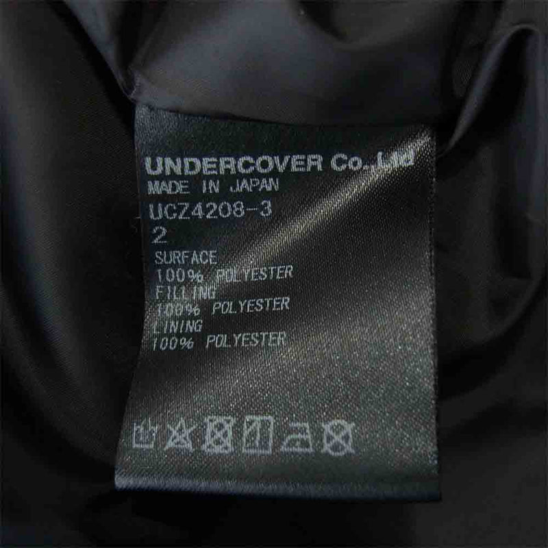 UNDER COVER カジュアルシャツ 3(L位) 黒系xグレー系(総柄)