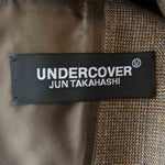 UNDERCOVER アンダーカバー 21SS UC1A4101-2 チェックウエスト切替三つボタンジャケット ブラウン系 2【新古品】【未使用】【中古】