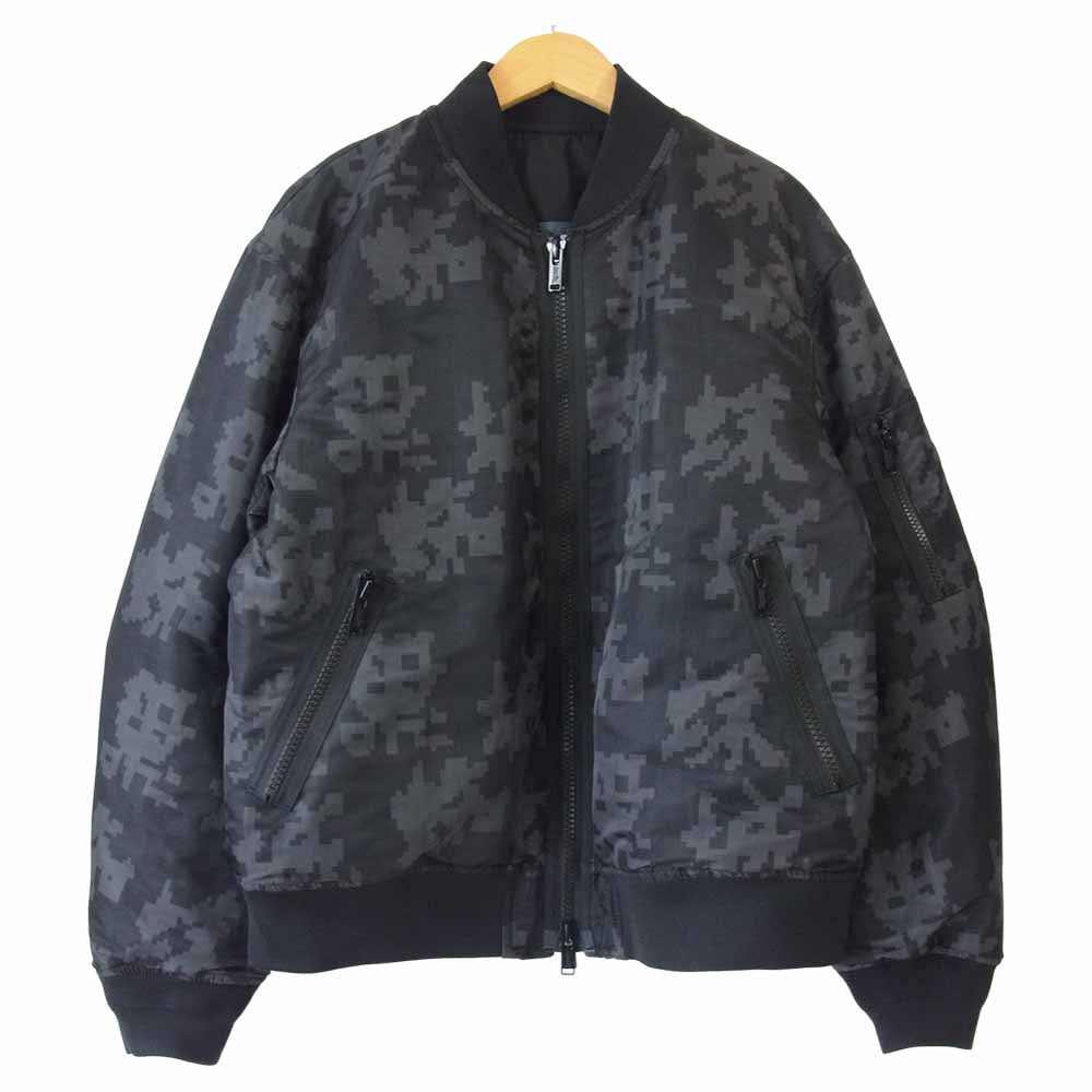 UNDERCOVER アンダーカバー 20AW UCZ4201-4 REVERSIBLE MA-1 蜘蛛巣城コラボリバーシブルMA1 ジャケット ブラック系 1【極上美品】【中古】
