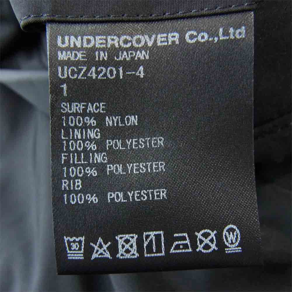 UNDERCOVER アンダーカバー 20AW UCZ4201-4 REVERSIBLE MA-1 蜘蛛巣城コラボリバーシブルMA1 ジャケット ブラック系 1【極上美品】【中古】