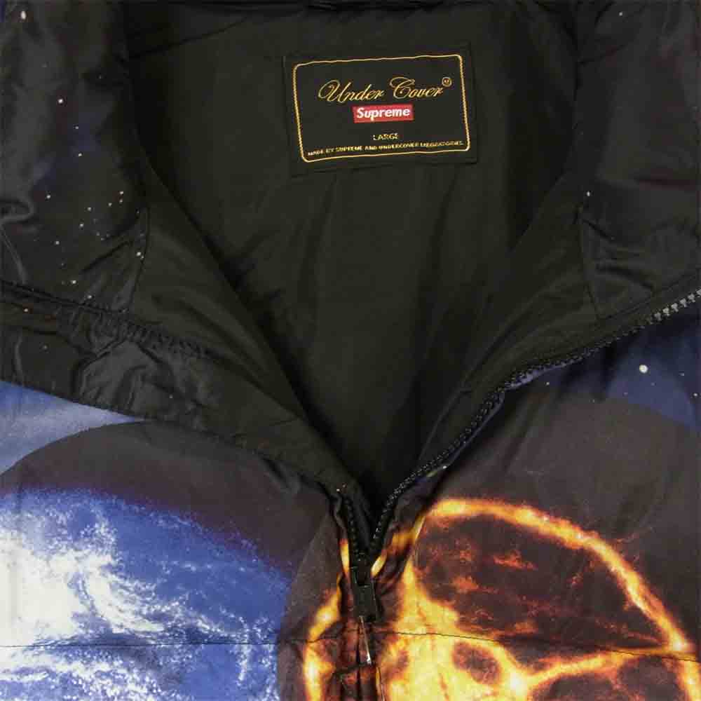 Supreme シュプリーム 18SS SPU4202 アンダーカバー UNDERCOVER Public Enemy Puffy Jacket ダウン ジャケット ブラック系 L【新古品】【未使用】【中古】