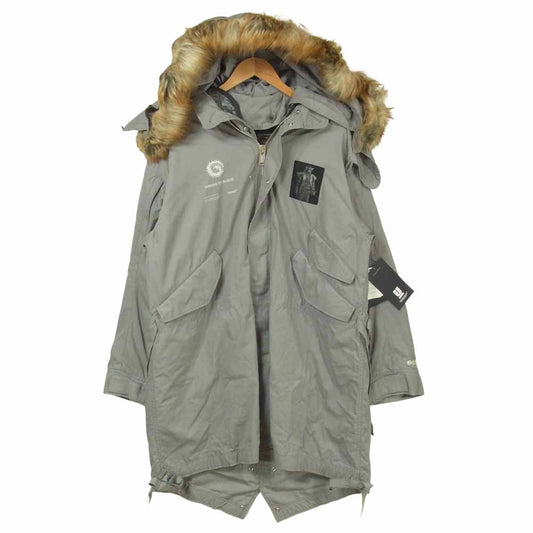 UNDERCOVER アンダーカバー 20AW UCZ4311 Black Patched & Embroidered Parka 蜘蛛巣城コラボ モッズ コート グレー系 2【極上美品】【中古】