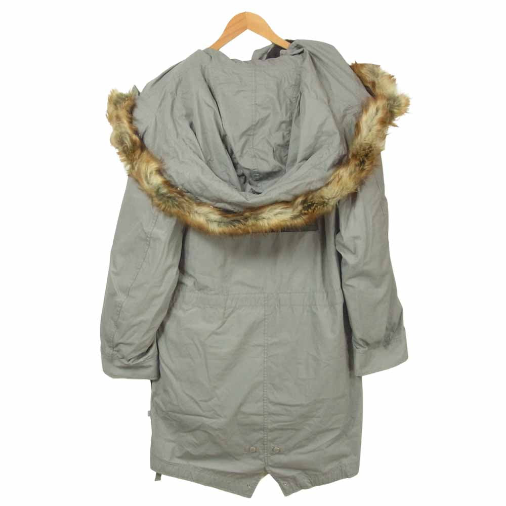 UNDERCOVER アンダーカバー 20AW UCZ4311 Black Patched & Embroidered Parka 蜘蛛巣城コラボ モッズ コート グレー系 2【極上美品】【中古】
