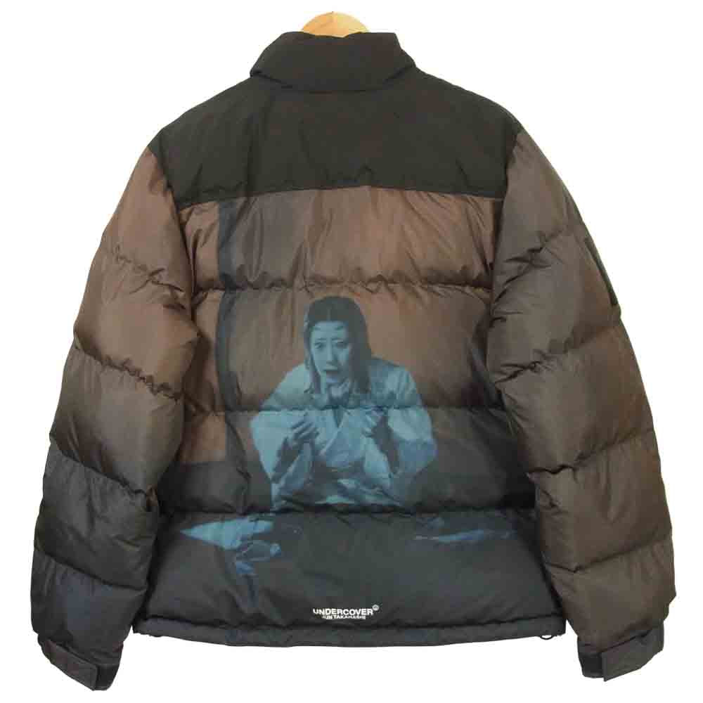 UNDERCOVER アンダーカバー 20AW UCZ4209-1 PRINTED DOWN JACKET 蜘蛛巣城コラボ プリンテッド ダウン ジャケット ブラウン系 2【極上美品】【中古】