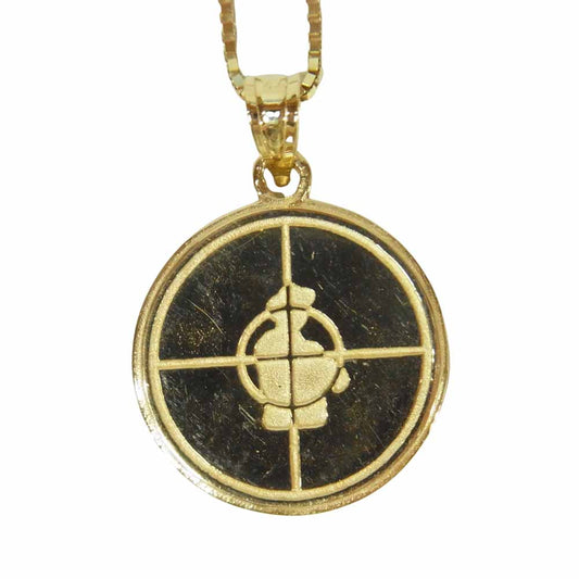 Supreme シュプリーム 18SS アンダーカバー UNDERCOVER Public Enemy 14K Gold Pendant パブリックエネミー 金 ペンダント ネックレス ゴールド系【中古】