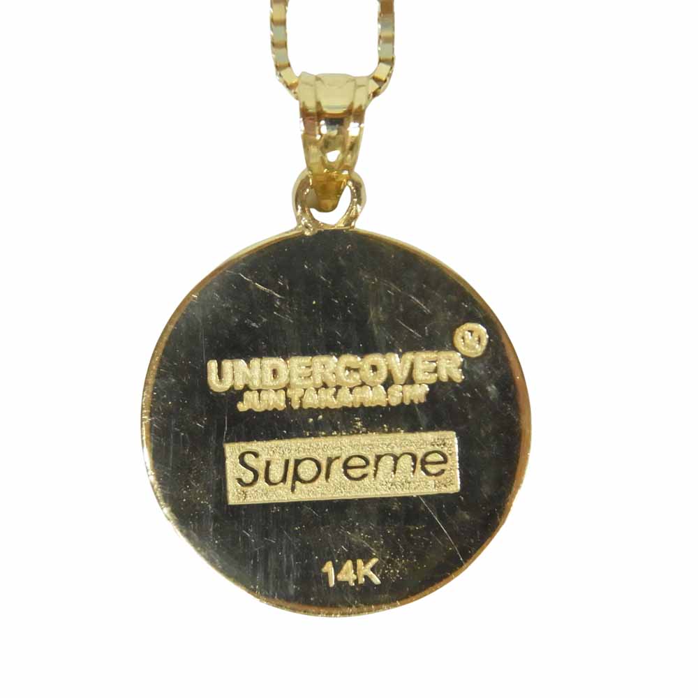 Supreme シュプリーム 18SS アンダーカバー UNDERCOVER Public Enemy 14K Gold Pendant パブリックエネミー 金 ペンダント ネックレス ゴールド系【中古】