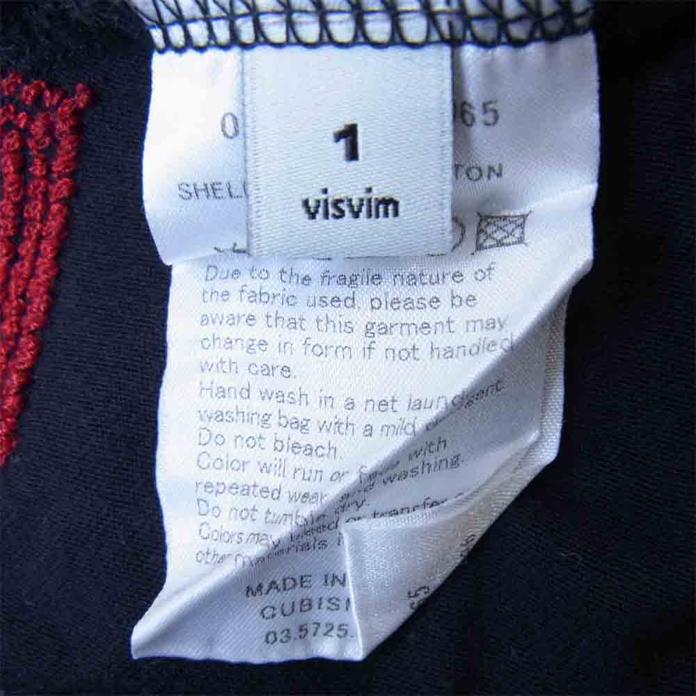 VISVIM ビズビム 0112105010065 CURTA TEE S/S カットソー ネイビー系【中古】