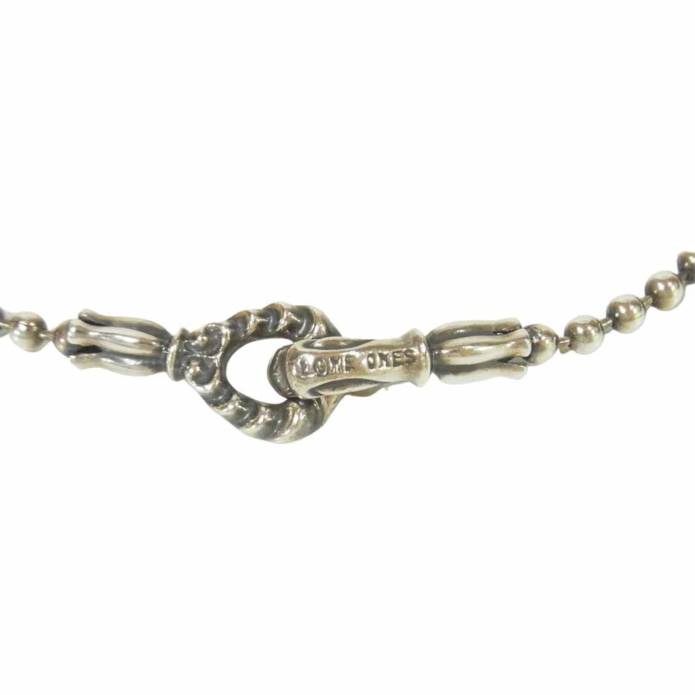 LONE ONES ロンワンズ 販売証明カード付属 MF HOOKS BALL CHAIN フック ボール チェーン 17インチ シルバー系 46cm【中古】