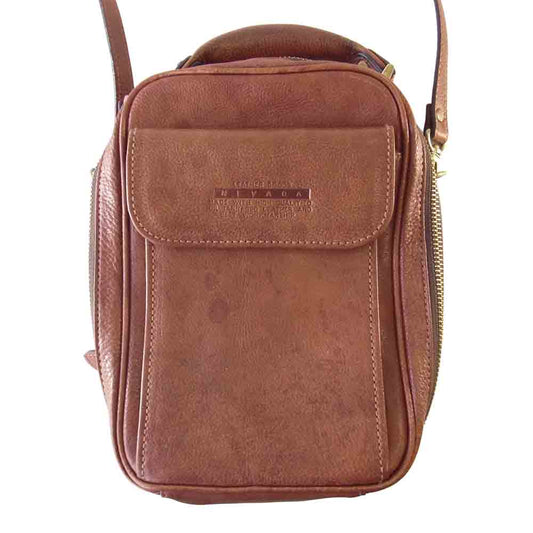 青木鞄 Lugard NEVADA 2way shoulder bag ラガード ネバダ ミニ ショルダーバッグ ブラウン系【中古】