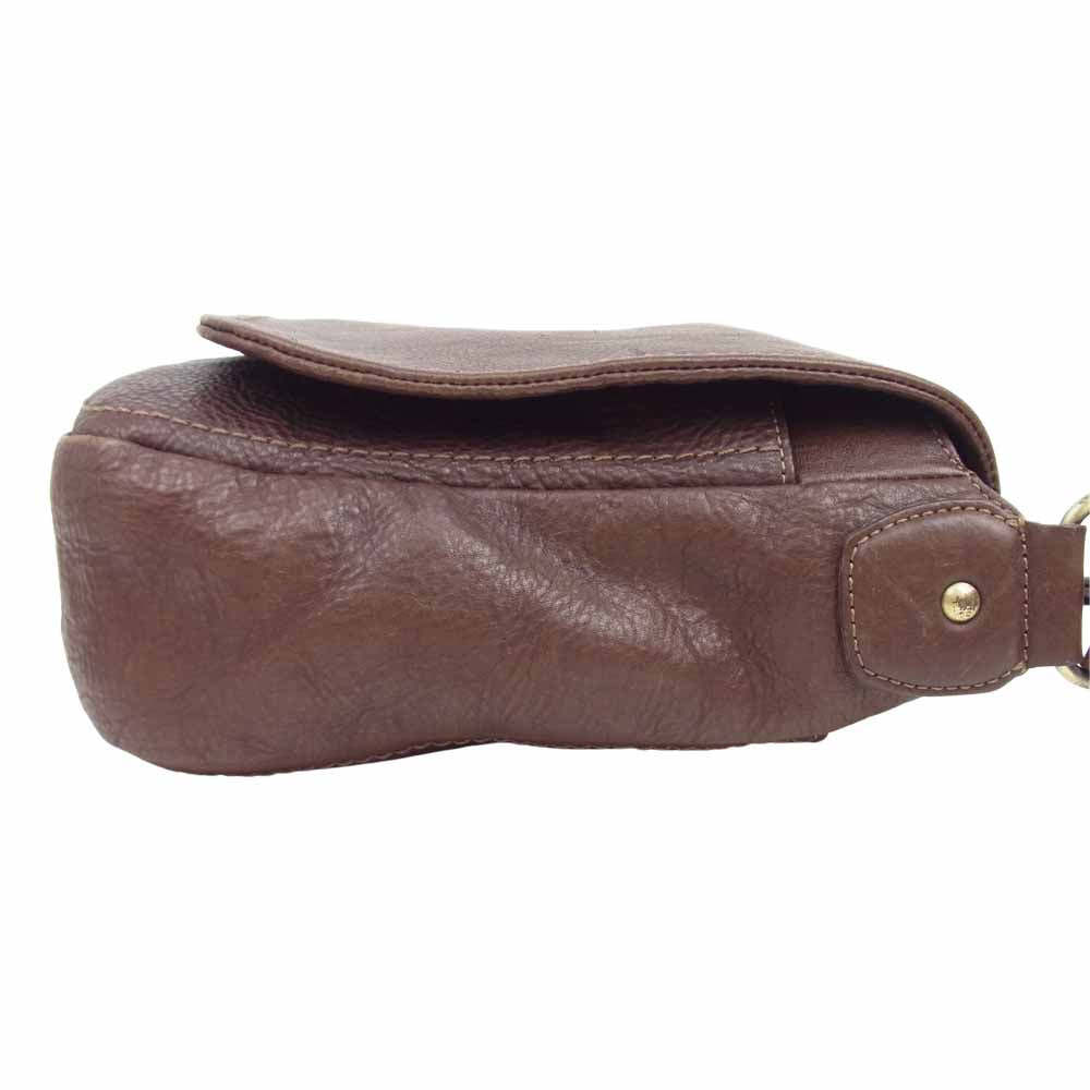 土屋鞄製造所 ツチヤカバン TO0127DB トーンオイルヌメ ショルダーバッグ ダークブラウン系【中古】