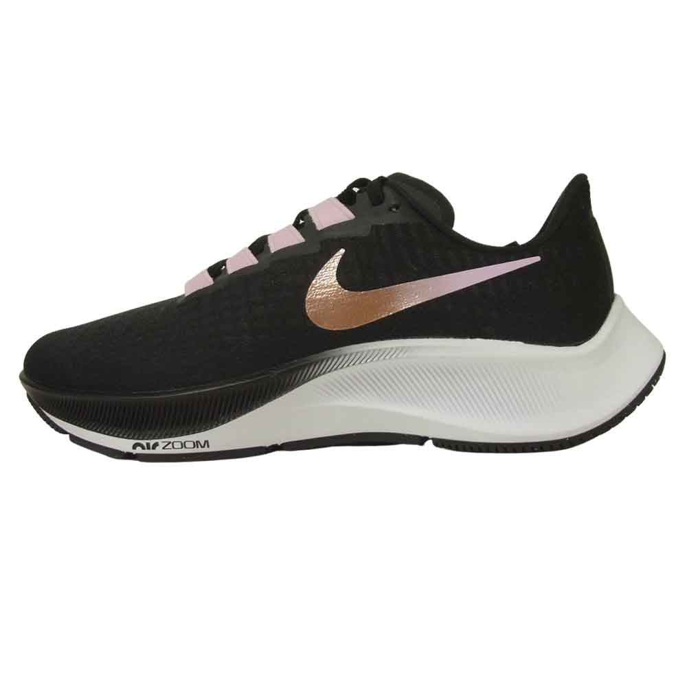 NIKE ナイキ BQ9647-007 訳難有 Air Zoom Pegasus 37 エア ズーム ペガサス 37 レディース ランニング シューズ ブラック系 23.5cm【新古品】【未使用】【中古】