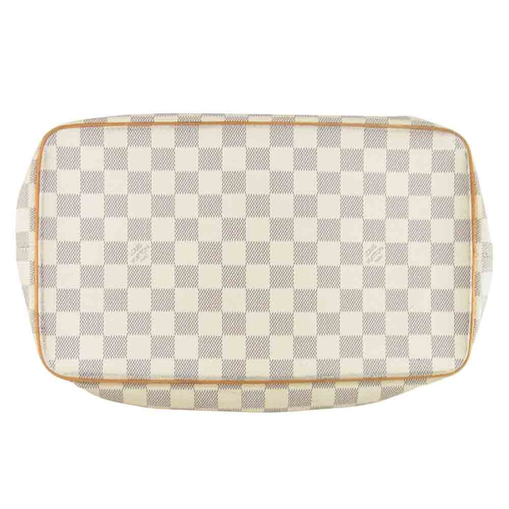 LOUIS VUITTON ルイ・ヴィトン N51185 ダミエ アズール サレヤMM トート ハンド バッグ オフホワイト×グレー系【中古】