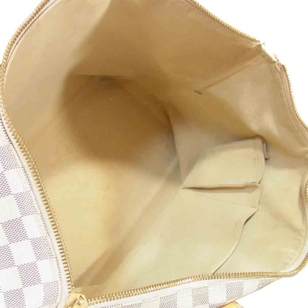 LOUIS VUITTON ルイ・ヴィトン N51185 ダミエ アズール サレヤMM トート ハンド バッグ オフホワイト×グレー系【中古】