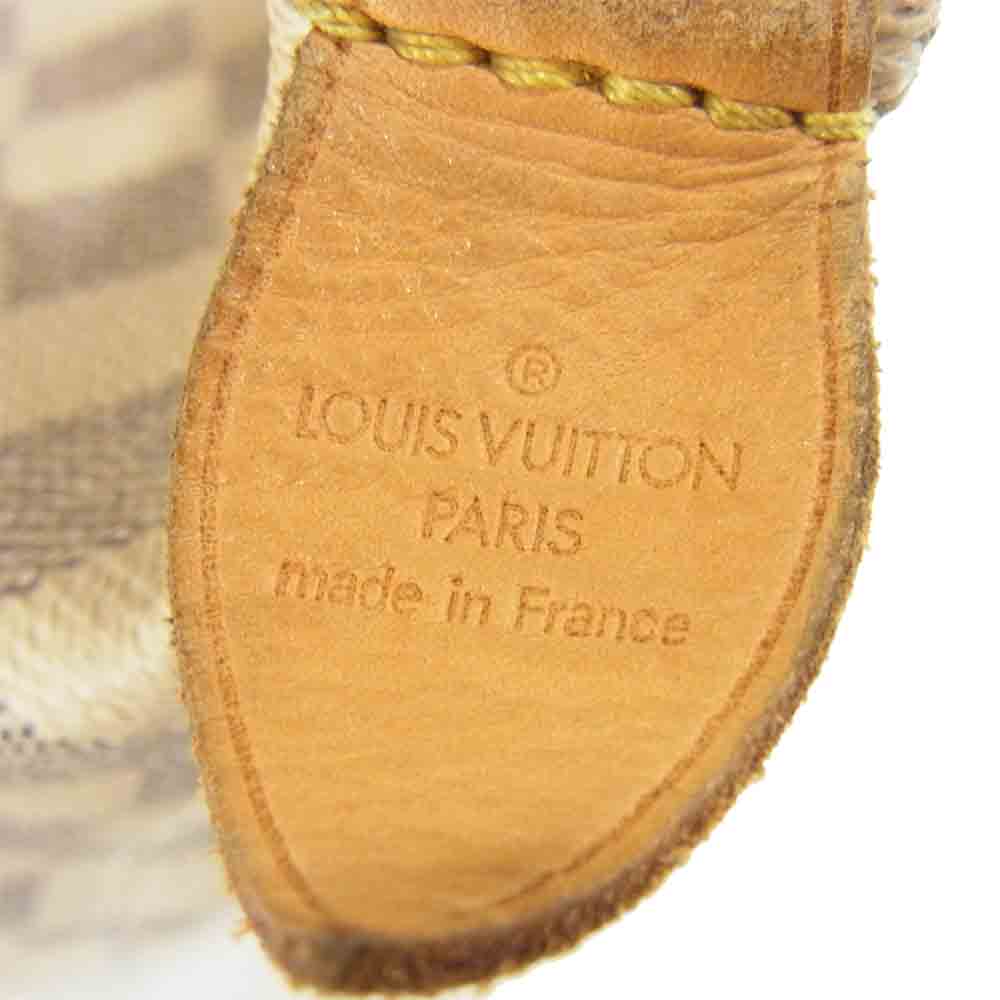 LOUIS VUITTON ルイ・ヴィトン N51185 ダミエ アズール サレヤMM トート ハンド バッグ オフホワイト×グレー系【中古】