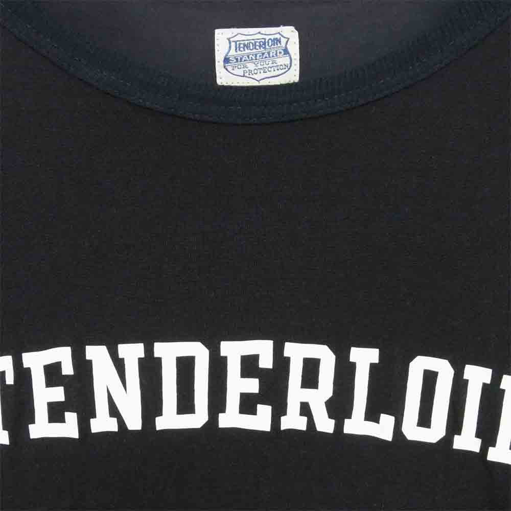 TENDERLOIN テンダーロイン T-NFL 3/4 フットボール 7分袖 Tシャツ 日本製 プリント ブラック系 M【中古】