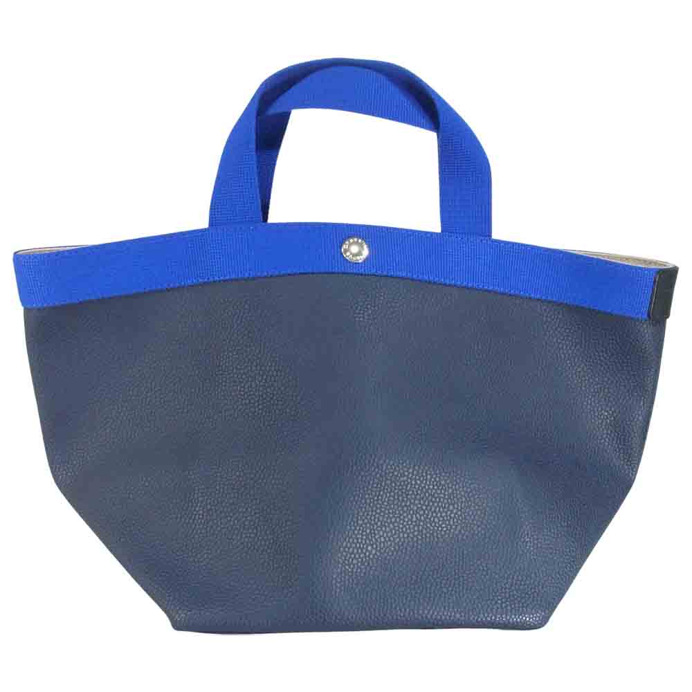 Herve Chapelier エルベ・シャプリエ 707GP リュクス 舟型トートバッグ トート バッグ ネイビーアンディゴ【美品】【中古】