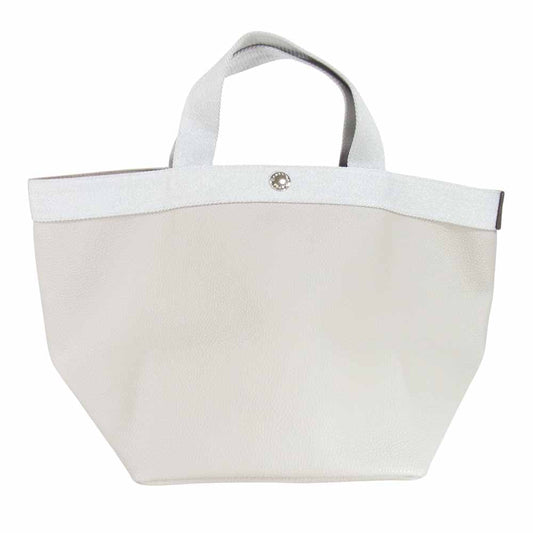 Herve Chapelier エルベ・シャプリエ 707GP リュクス 舟型トートバッグ トート バッグ マスティックシルバー【美品】【中古】