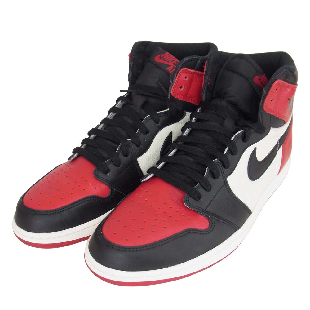 NIKE ナイキ 555088-610 AIR JORDAN 1 RETRO HIGH OG エア ジョーダン 1 レトロ ハイ スニーカー レッド系 31cm【美品】【中古】