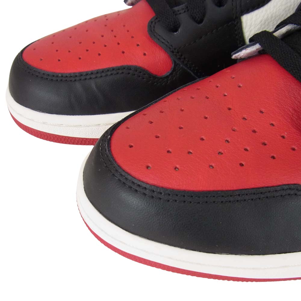 NIKE ナイキ 555088-610 AIR JORDAN 1 RETRO HIGH OG エア ジョーダン 1 レトロ ハイ スニーカー レッド系 31cm【美品】【中古】