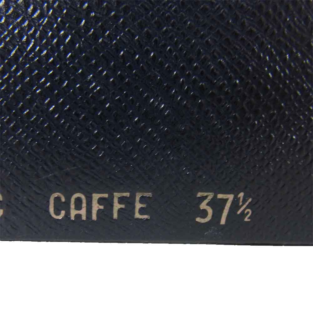 PRADA プラダ サイドジップ ヒール ショート ブーツ ブラウン系 37 1/2【中古】