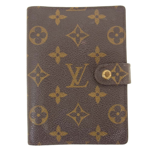 LOUIS VUITTON ルイ・ヴィトン R20005 モノグラム アジェンダPM 手帳カバー ブラウン系【中古】