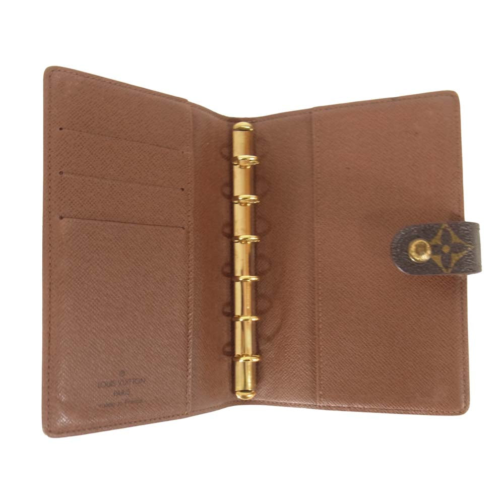 LOUIS VUITTON ルイ・ヴィトン R20005 モノグラム アジェンダPM 手帳カバー ブラウン系【中古】