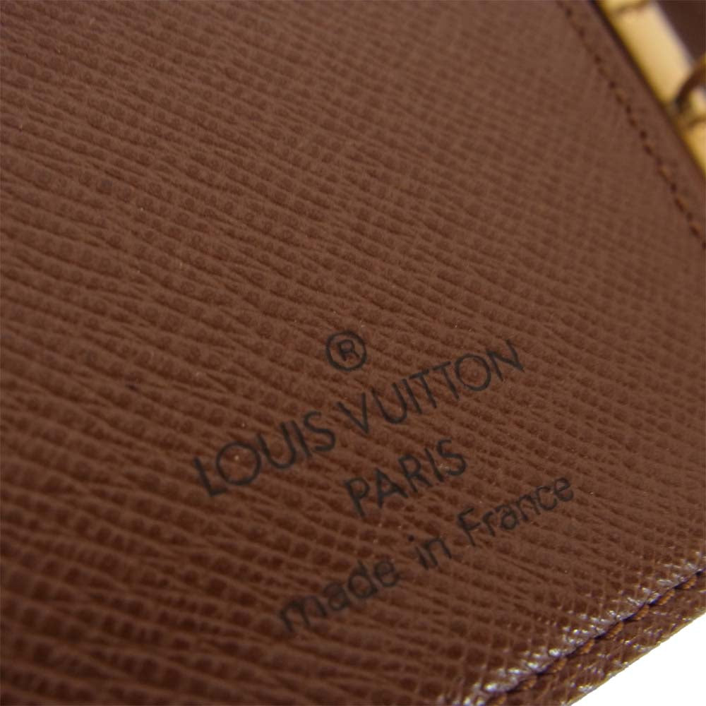 LOUIS VUITTON ルイ・ヴィトン R20005 モノグラム アジェンダPM 手帳カバー ブラウン系【中古】