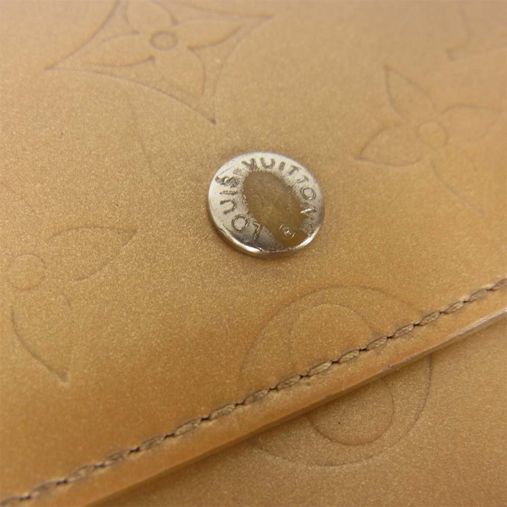 LOUIS VUITTON ルイ・ヴィトン M65107 ポルトトレゾール インターナショナル モノグラム マット アンブレ 長財布 ベージュ系【中古】