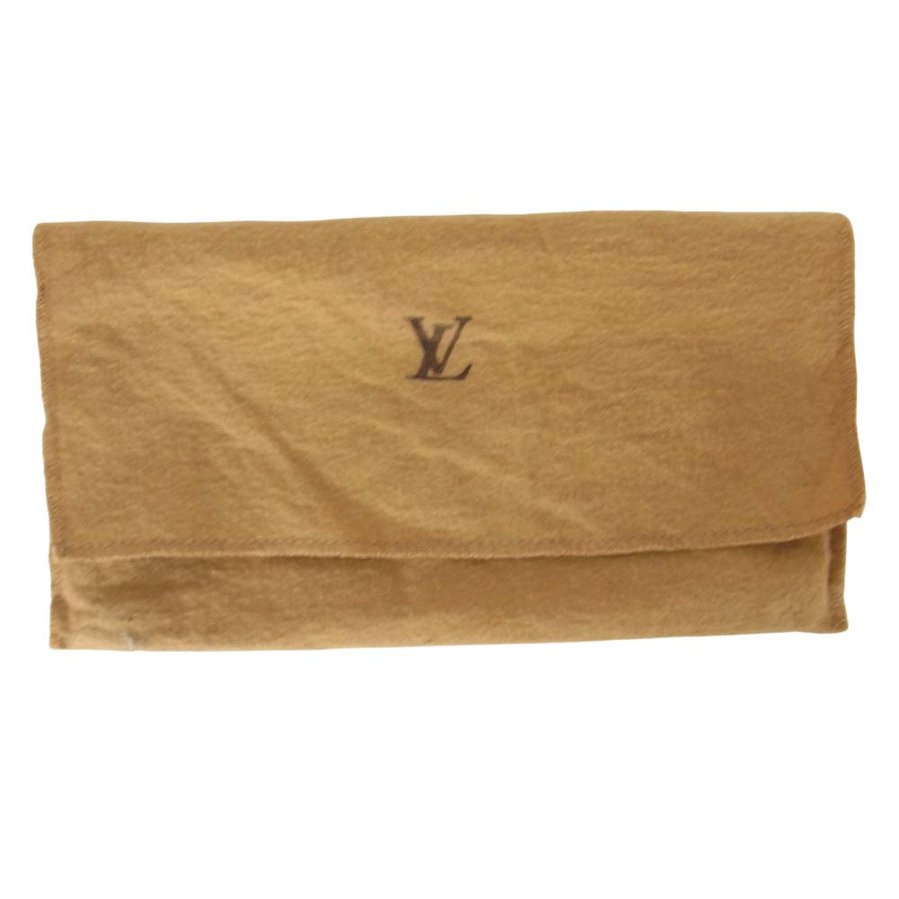 LOUIS VUITTON ルイ・ヴィトン M65107 ポルトトレゾール インターナショナル モノグラム マット アンブレ 長財布 ベージュ系【中古】