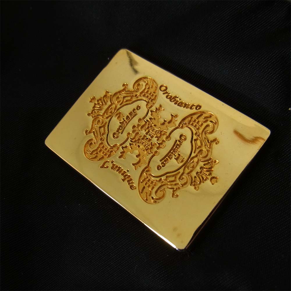 Orobianco オロビアンコ 巾着 2WAY ショルダー バッグ ブラック系【中古】