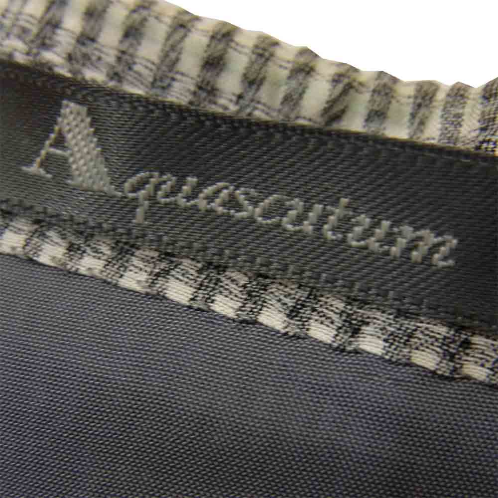 Aquascutum アクアスキュータム 100AB7 シングル スーツ シルク ジャケット グレー系 サイズ表記無【中古】