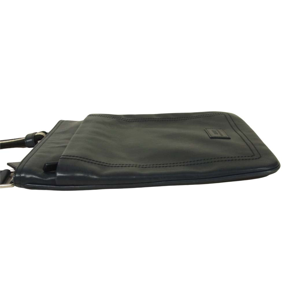 BALLY バリー Terino Leather Shoulder Bag レザー ショルダー バッグ ネイビー系【中古】