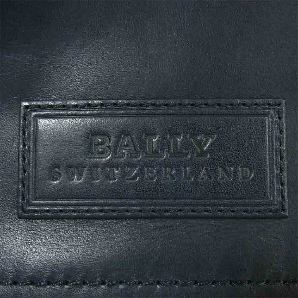 BALLY バリー Terino Leather Shoulder Bag レザー ショルダー バッグ ネイビー系【中古】