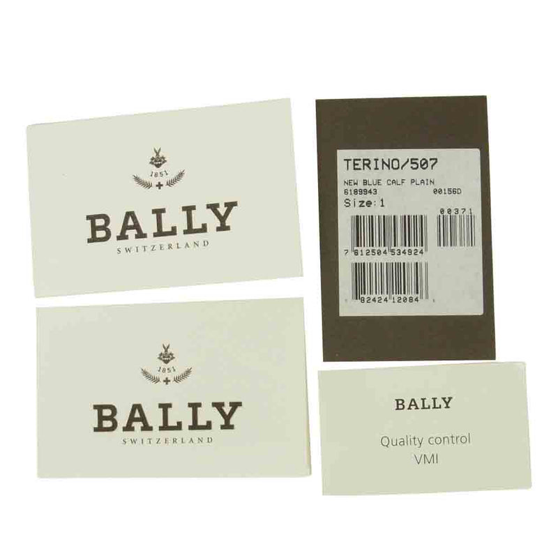 BALLY バリー Terino Leather Shoulder Bag レザー ショルダー バッグ ネイビー系【中古】