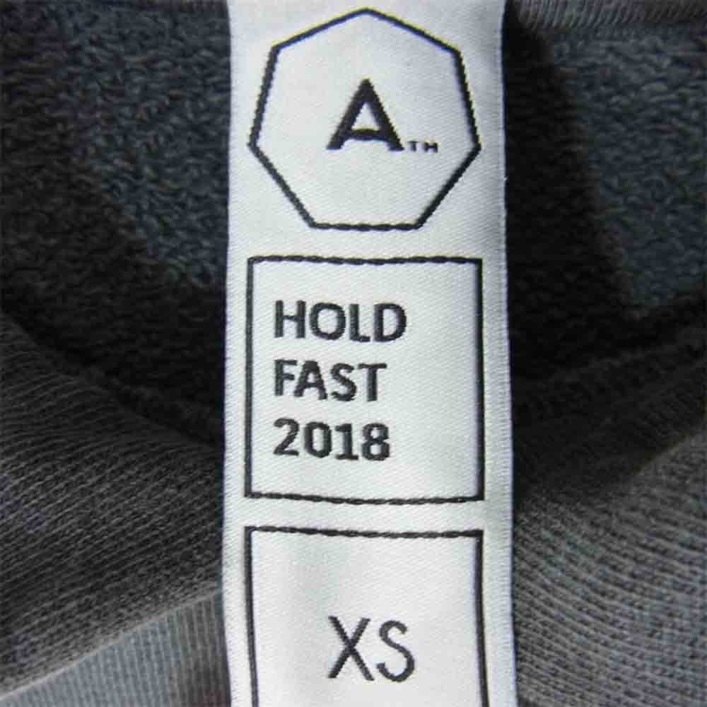 アルケミスト 18SS PERFECT HOODIE KOOL パーフェクトフーディー ダメージ加工 パーカー グレー系 XL【中古】