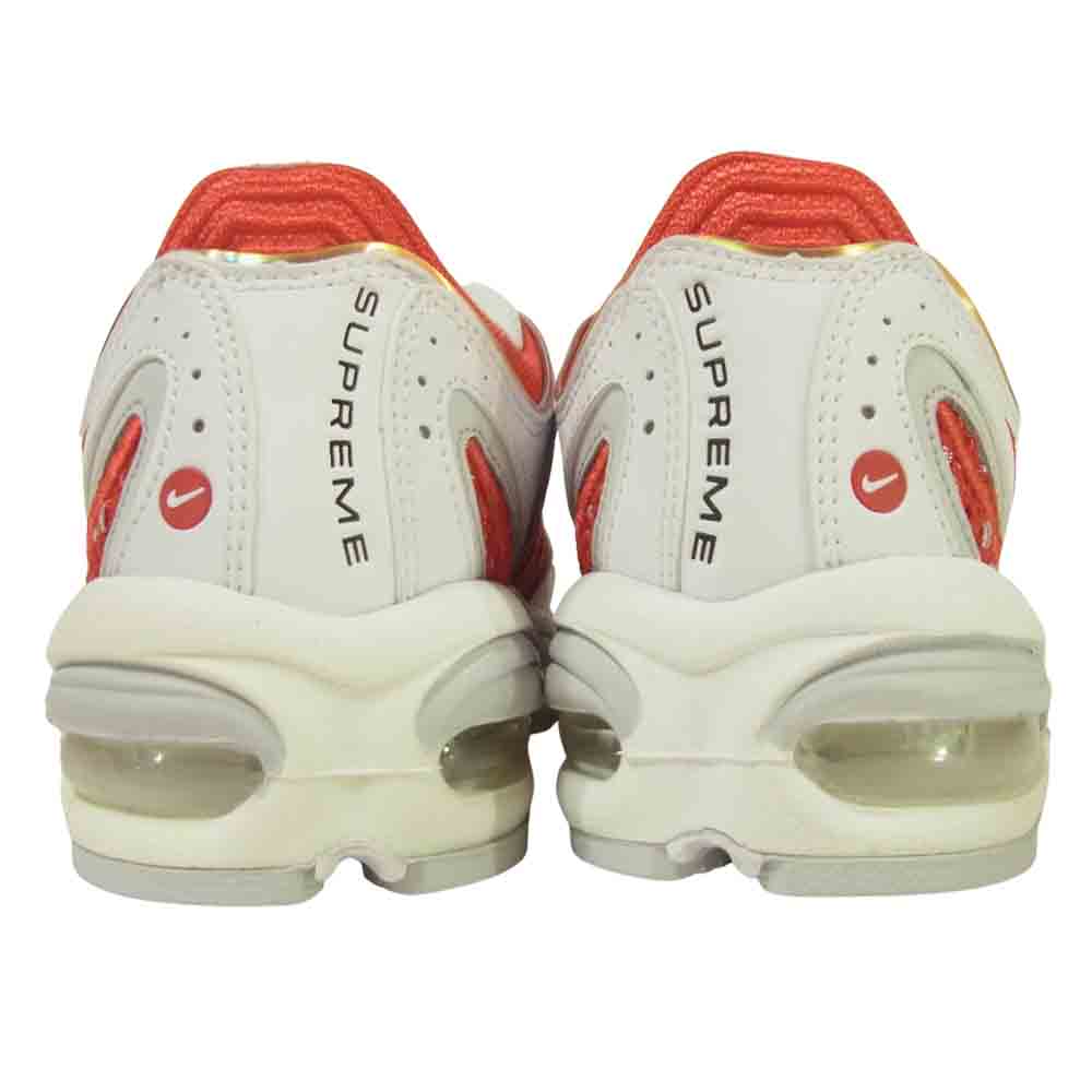 Supreme シュプリーム 19SS AT3854-100 ナイキ NIKE AIR MAX TAILWIND 4/S エア マックス テイルウインド 4 スニーカー レッド系 ホワイト系 26.5cm【極上美品】【中古】