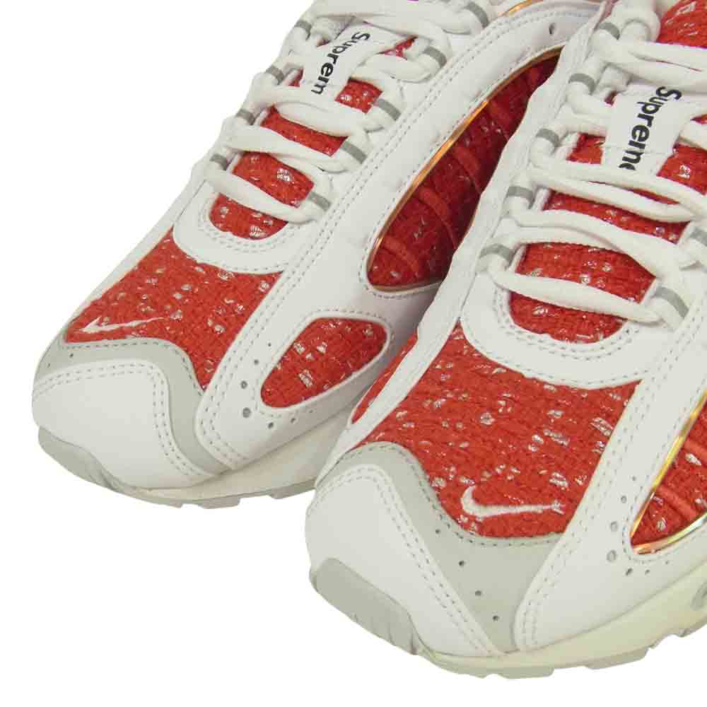 Supreme シュプリーム 19SS AT3854-100 ナイキ NIKE AIR MAX TAILWIND 4/S エア マックス テイルウインド 4 スニーカー レッド系 ホワイト系 26.5cm【極上美品】【中古】