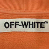 OFF-WHITE オフホワイト 国内正規品 ヴィーロン VLONE Every Living Creative Dies Alone Sweat 袖プリントバックプリントスウェット オレンジ系 S【中古】