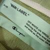 OFF-WHITE オフホワイト 18SS OMBB027S18875050 国内正規品 チャンピオン Champion Hooded Sweatshirt バックアローダメージ加工プルオーバーパーカー ライトグリーン系 M【中古】