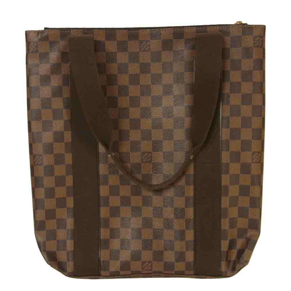 LOUIS VUITTON ルイ・ヴィトン N52006 ダミエ カバ ボブール トートバッグ ブラウン系【中古】