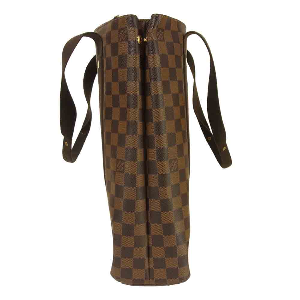 LOUIS VUITTON ルイ・ヴィトン N52006 ダミエ カバ ボブール トートバッグ ブラウン系【中古】
