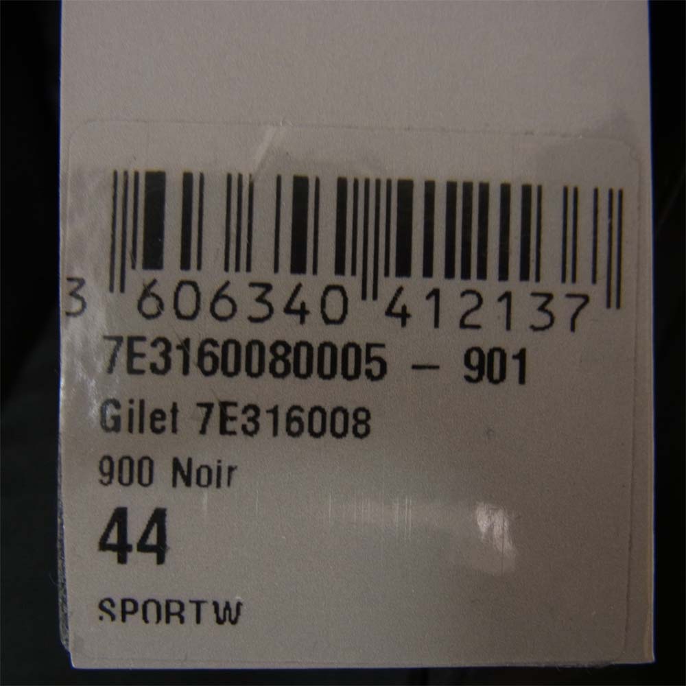 DIOR HOMME ディオールオム 07SS 7E3160080005 エディ期 シャドーストライプ ジレ ベスト ブラック系 44【中古】