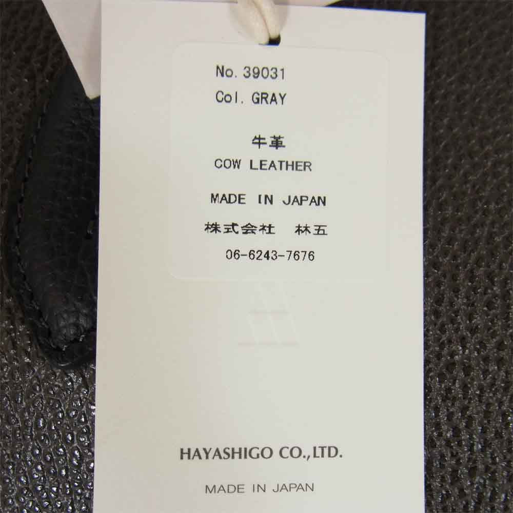 ファイブウッズ 39031 GLAZE グレイズ レザー トート バッグ ブラック系【新古品】【未使用】【中古】