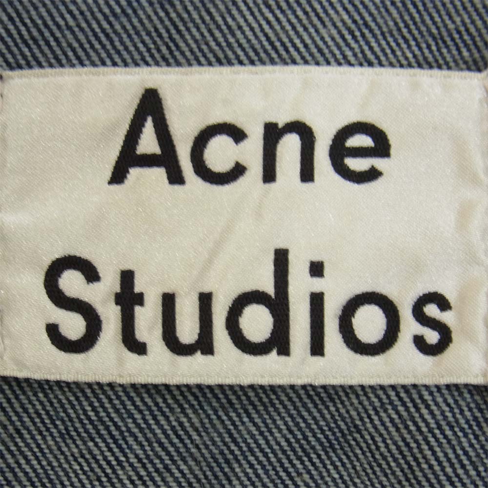 ACNE STUDIOS アクネストゥディオズ デニム ジャケット インディゴブルー系 44【美品】【中古】
