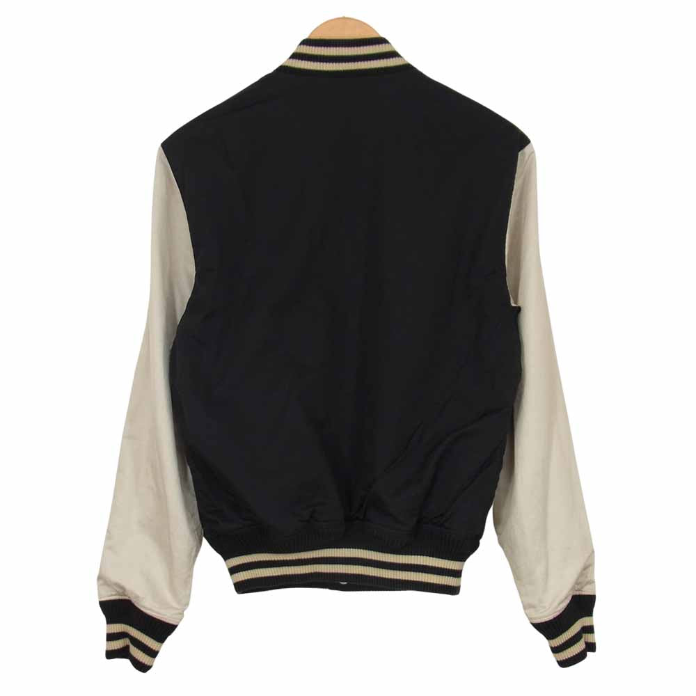 RALPH LAUREN ラルフローレン 国内正規品 コットン ナイロン リバーシブル スタジャン ブルゾン ブラック系 S【中古】
