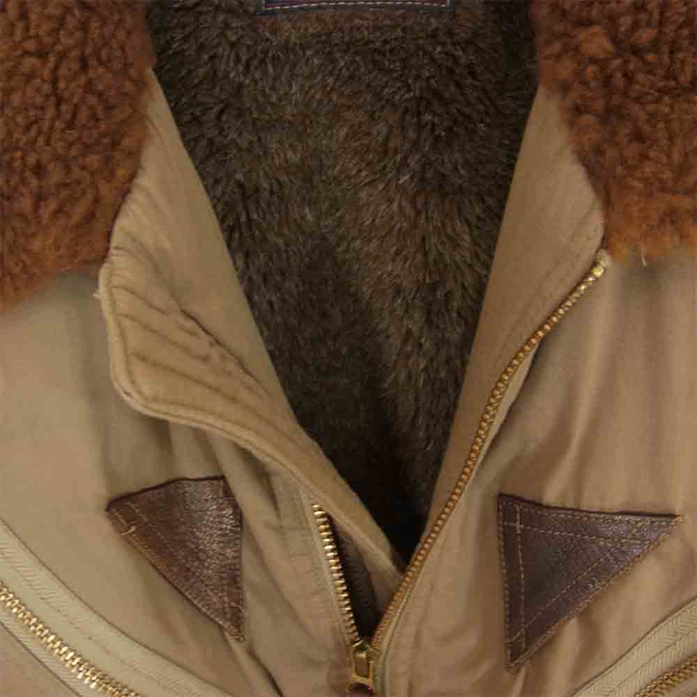 RRL ダブルアールエル 国内正規品 Marshall A-2 sports flight jacet マーシャル フライト ジャケット ベージュ系 XS【美品】【中古】