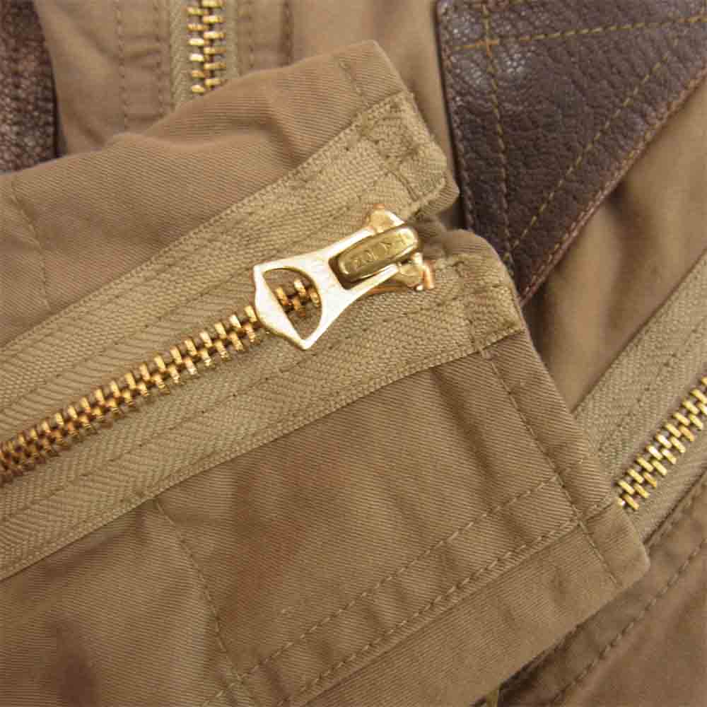 RRL ダブルアールエル 国内正規品 Marshall A-2 sports flight jacet マーシャル フライト ジャケット ベージュ系 XS【美品】【中古】