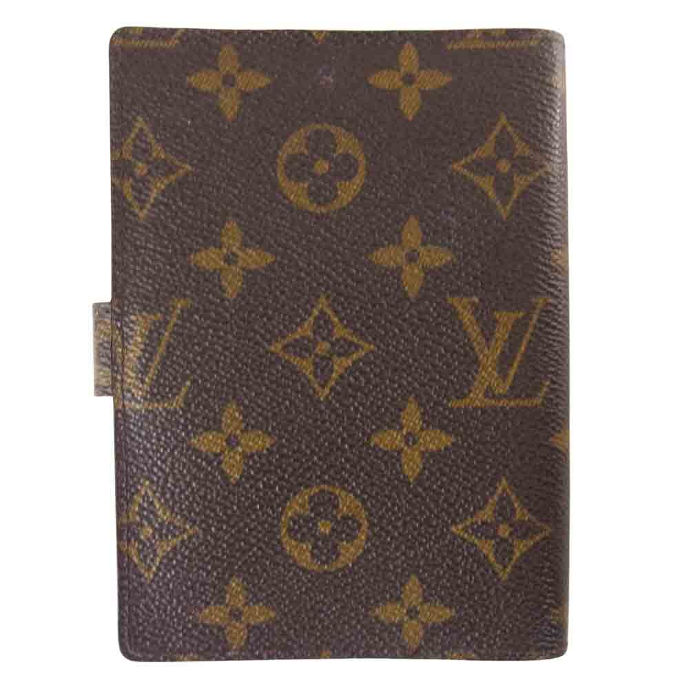 LOUIS VUITTON ルイ・ヴィトン R20005 アジェンダ PM モノグラム 手帳カバー 6穴 ブラウン系【中古】