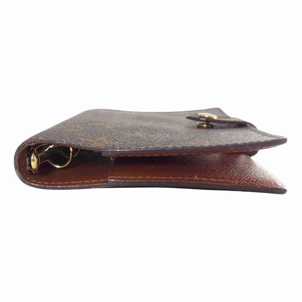 LOUIS VUITTON ルイ・ヴィトン R20005 アジェンダ PM モノグラム 手帳カバー 6穴 ブラウン系【中古】